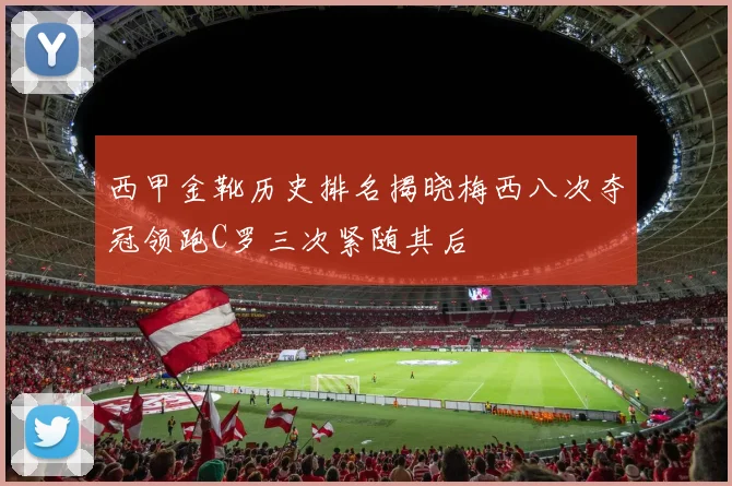 西甲金靴历史排名揭晓梅西八次夺冠领跑C罗三次紧随其后